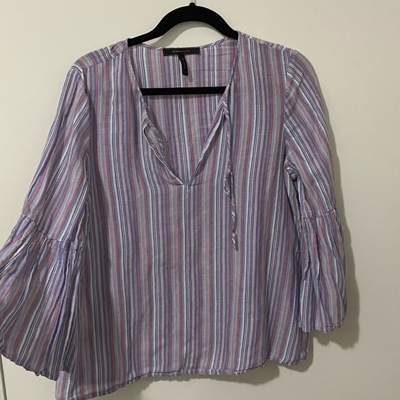 BCBG MAXIAzria LINNEN TOP - Picture 1 of 5